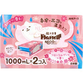 日本製 白元 NECO 大容量 花卉花束的香味除濕盒 1000ml 2入